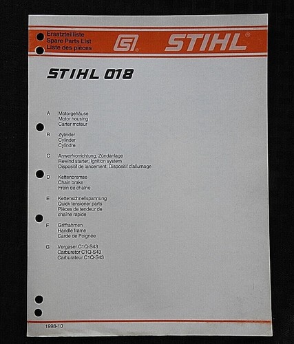 Echtes stihl 018 kettensäge - 018,