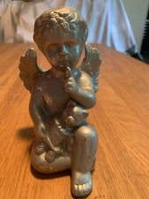 Engel silber mit Teddy