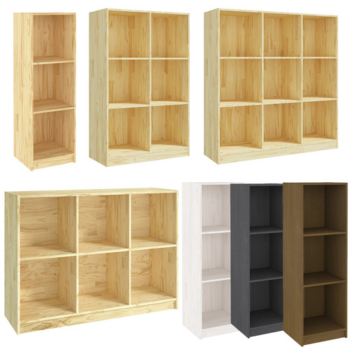 Bücherregal massivholz kiefer - massivholz,