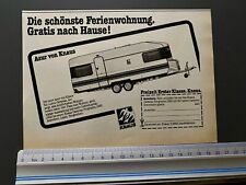 Knaus Azur Caravan Wohnwagen Jandelsbrunn Oldtimer 1985 Vintage Werbung Reklame