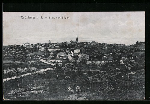 Ansichtskarte grünberg h - ansichtskarte,