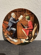 Norman Rockwell The Professor 1986 Knowles