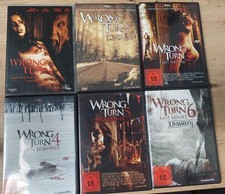 DVD Sammlung Wrong Turn 1-6