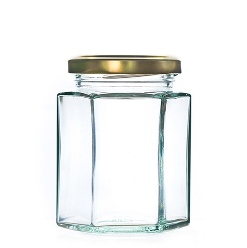 Sechseckige glas - sechseckige,