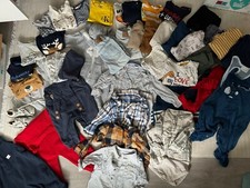 Jungen XXL Kleiderpaket G.62-80 Winterbaby Markenkleidung Hemd Zweiteiler Boy