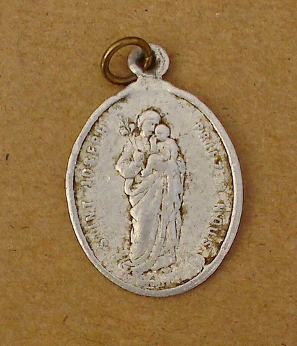 Altes amulet pilger medaille - -,