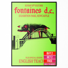 Fontaines D.C. Poster Live