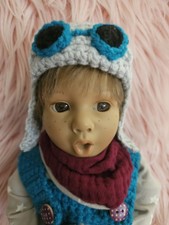 Süße Charakter - Puppe, Vinyl,Junge mit Kleidung u. Spielzeug, Handarbeit ?