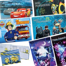 Freundebuch Auswahl Schule Kindergarten Freizeit Jungen Mädchen viele Motive neu