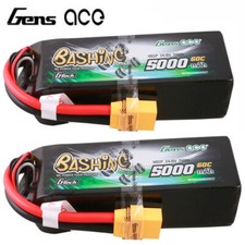 2X GensAce G-Tech 60C 5000mAh 14.8V 4S Lipo Akku XT90 Stecker Für 1/8 1/10 ARRMA