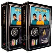2x SKYBOX STAR TREK DAS KARTENSPIEL - STARTER DECK in DEUTSCH ENTERPRISE SPOCK