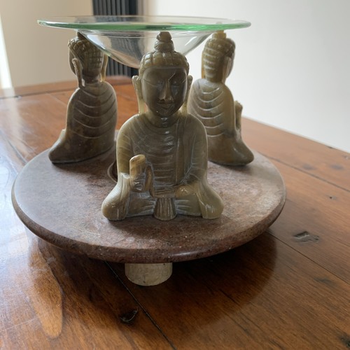 Buddha sandstein wachsschmelz - sandstein,