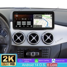 Für Mercedes-Benz B Klasse W246 NTG 4.5 12.3"Android 14 2K Autoradio 64GB Navi