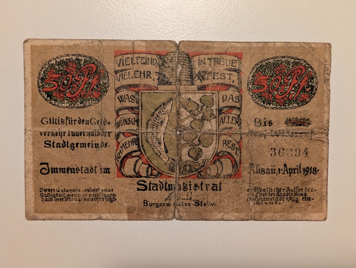 Pfennig immenstadt 1918 - pfennig,