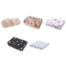 Cute Paw Print Dog Blanket