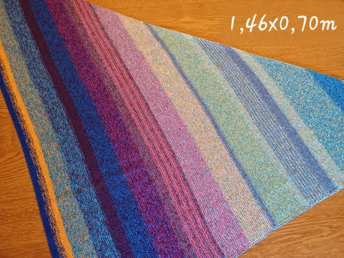 Dreiecktuch handgestrickt - dreiecktuch,, handgestrickt-