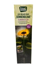 LED Solar Deko Blume warmweiß IP44 Außen Sonnenblume, Uferblume, Blauregen