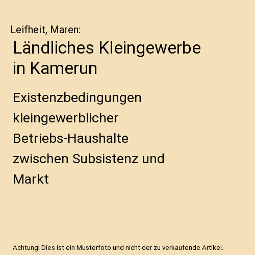 Ländliches kleingewerbe - ländliches,