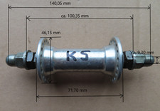 Quando Fahrrad Nabe Achse vorn