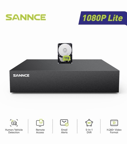 Sannce 8ch 1080p video - 8ch,