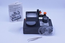 Eschenbach Philascope Lupe mit Lampe für Briefmarken Prüfgerät Sammler #15