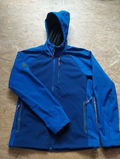 Softshelljacke Super Dry Herren Gr L Blau mit Kapuze