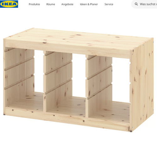 Ikea trofast regal set kiefer - set,