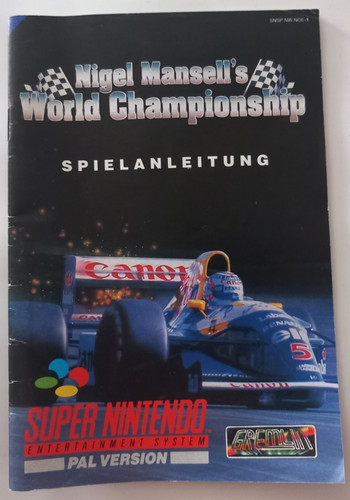Super nintendo snes nigel - snes,