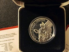 Silbermünze Queen's Virtues