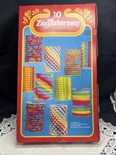 60er  70er Jahre Laterne Papierlaterne TOP Lampion retro Vintage -10 Zuglaternen