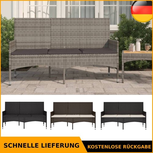 Gartenbank sitzer mit kissen - gartenbank,