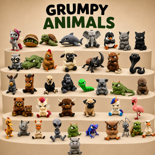 Grumpy animals tier - animals,