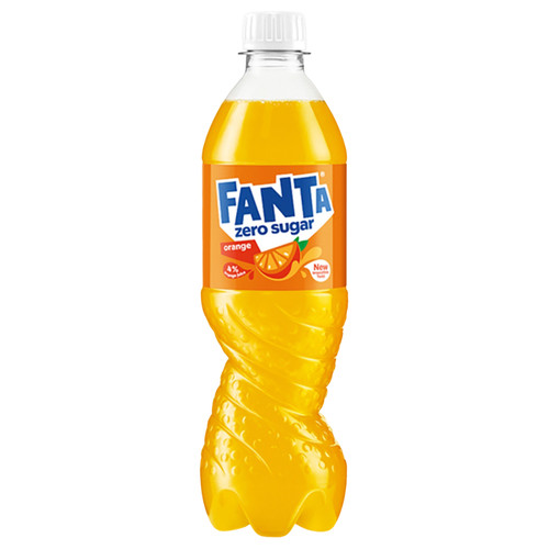 Fanta zero sugar orange - sugar,