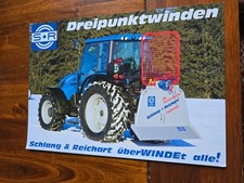 Schlang Reichart S+R Dreipunktwinden Traktor Schlepper Prospekt Brochure d