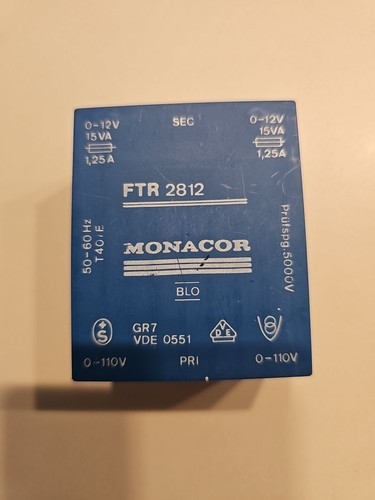 Monacor ftr2812 printtrafo - monacor,