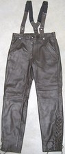 Klassikhose dunkelbraune Oldstyle Bikerhose Leder Classics Lederhose Oldtimer