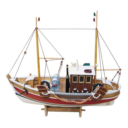 Kutter modellschiff aus holz - modellschiff,
