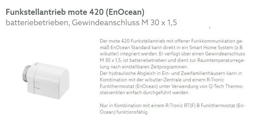 Funkstellantrieb mote 420