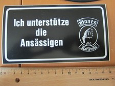 MC PATCH AUFKLEBER BONES MC