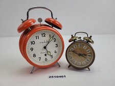 2x Wecker ruhla Duoclock Made in Germany DDR Dekoration Uhr defekt #2510461