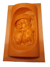 Silikonform Försterkopf Relief Gieß Harz Resin Silikonform Weihnacht Rohling