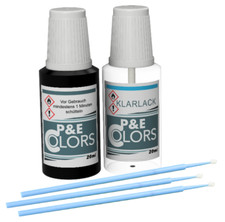 Lackstift-Set für DACIA KQM KAKI LICHEN 2x20ml inkl. Tupfer