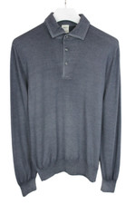 BOGGI Easy Formelles Custom Fit T-Shirt Herren Medium Strick Polo Langarm Wolle