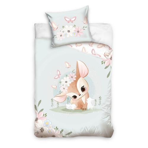 Reh hase blumen frühling - hase,, blumen,