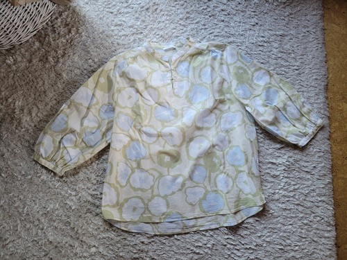 Zartgelbe bluse mit - bluse,