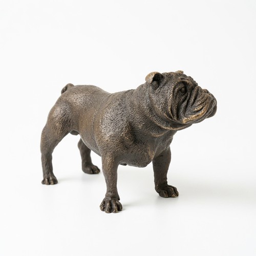 Echte bronze bulldogge - echte,