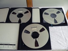 3 x Scotch Classic Alu Tonbänder 26.5 cm NAB Metallspulen, mit OVP