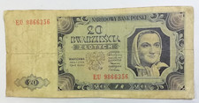 Banknote Polen, 20 Zlotych, Warschau 1948