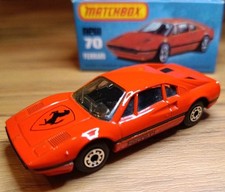 No.New70 Original"Matchbox Serie 75"-Ferrari 308 GTB- Von 1979-Mark2 Mit OVP Top