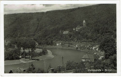 Zwingenberg neckar ak 1939 - zwingenberg,